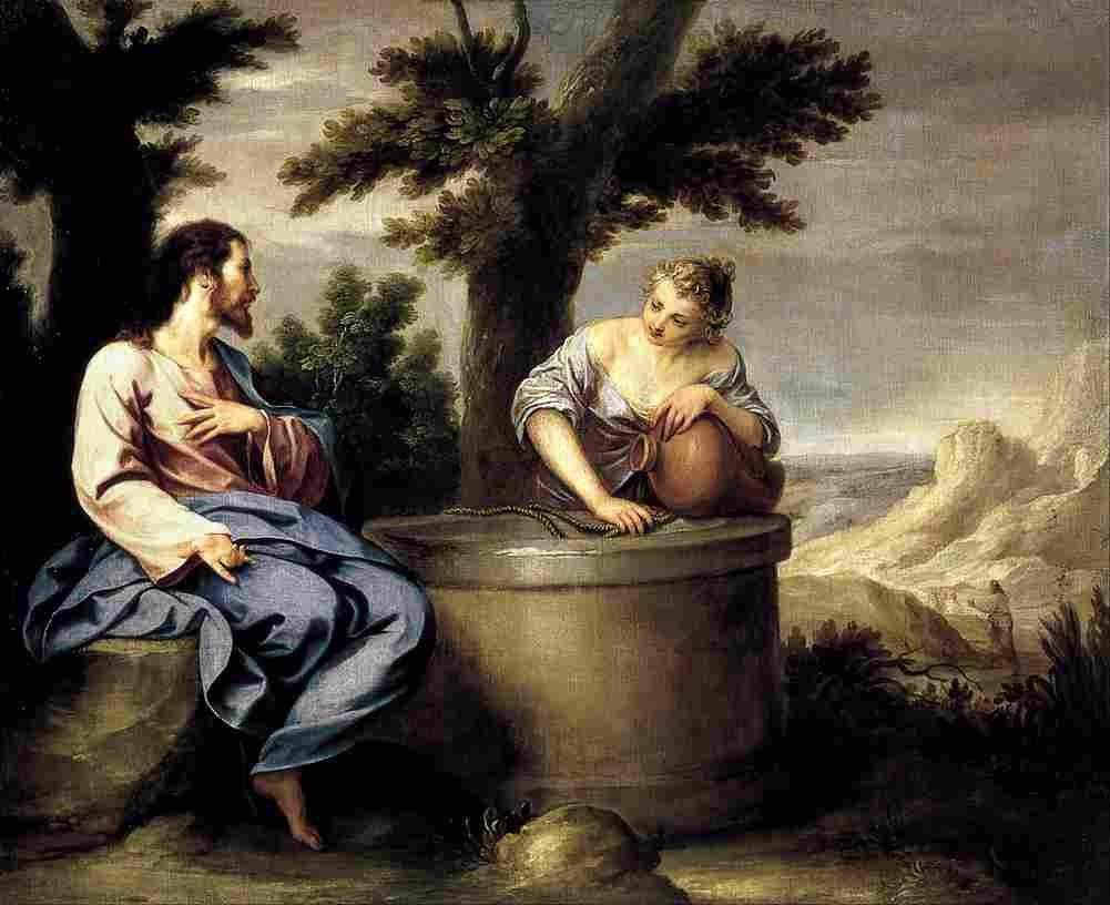 cano alonso christ and the samaritan Art A4 Photo Print