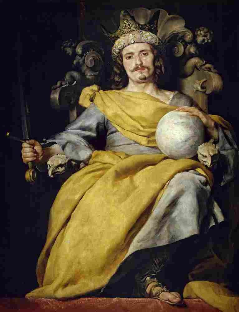 cano alonso portrait of a spanish king Art A4 Photo Print