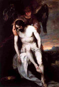 cano alonso the dead christ supported by an angel Art A4 Photo Print