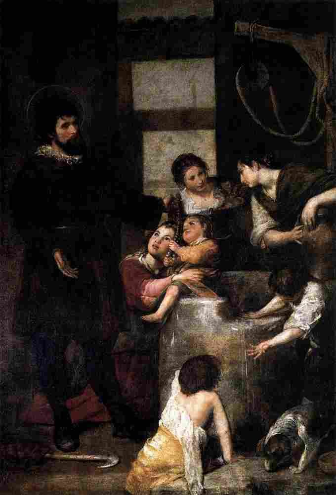cano alonso the miracle at the well Art A4 Photo Print