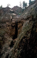 canyon ridge rocks Vintage A4 Photo Print