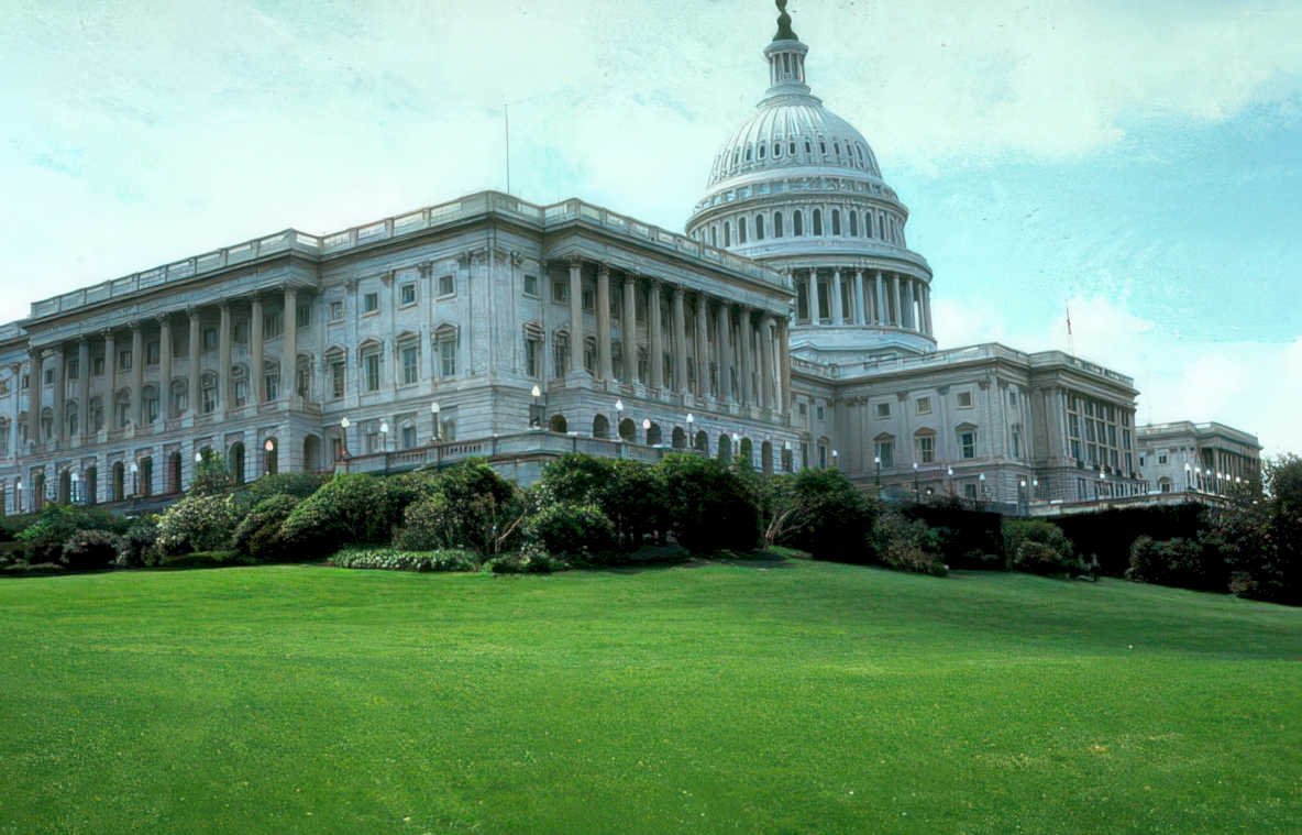 capitol building dc 1 Vintage A4 Photo Print