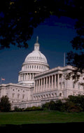 capitol building dc 1980s 1990s A4 Photo Print