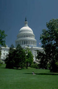 capitol building dc 2 1980s 1990s A4 Photo Print