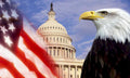 capitol eagle symbols Flags1980s A4 Photo Print