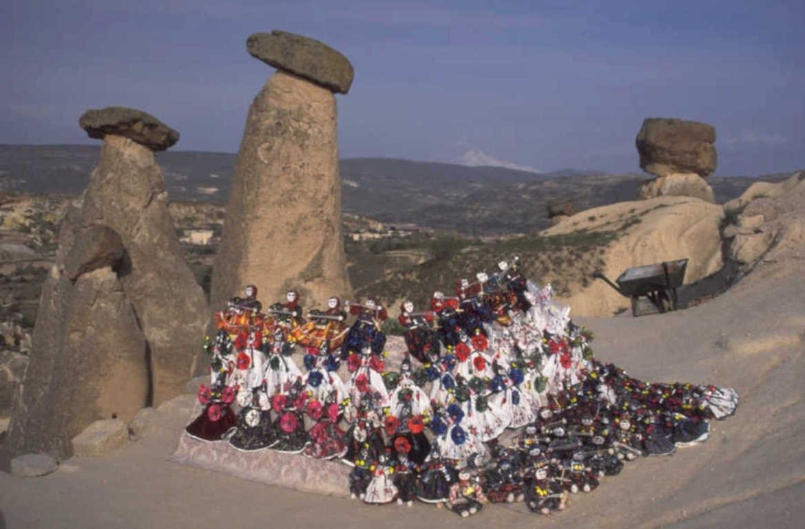 cappadocia turkey chimneys 1980s 1990s A4 Photo Print