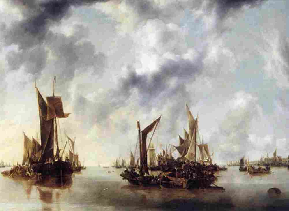cappelle calm 1654 Art A4 Photo Print