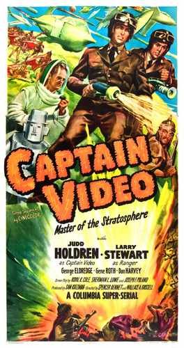 captain video  02 film star poster A4 Photo Print