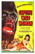 captive wild woman  04 film star poster A4 Photo Print