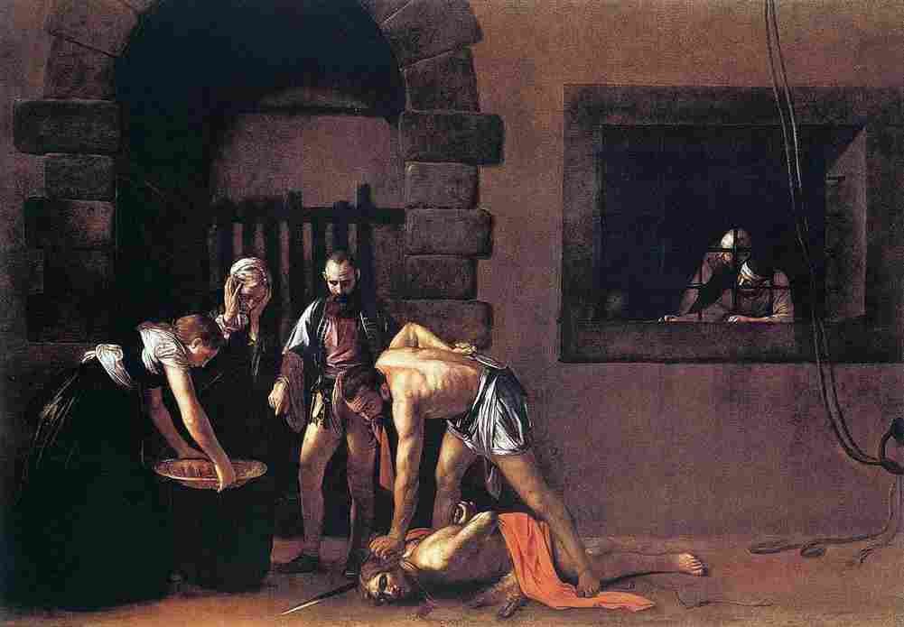 cara Beheading of Saint John the Baptist Art A4 Photo Print