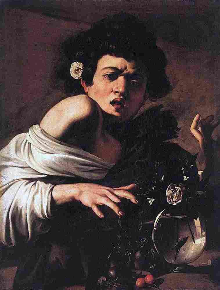 cara Boy Bitten By A Lizard Art A4 Photo Print