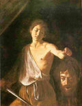 cara David with the Head of Goliath Art A4 Photo Print