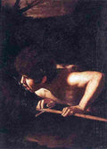 cara Saint John the Baptist at the Well Art A4 Photo Print