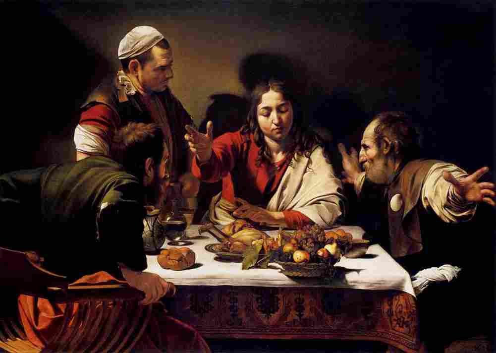 cara The Supper at Emmaus Art A4 Photo Print