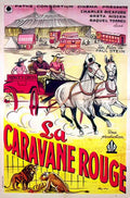 caravane rouge la mf Advert A4 Photo Print