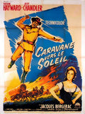caravane vers le soleil Advert A4 Photo Print