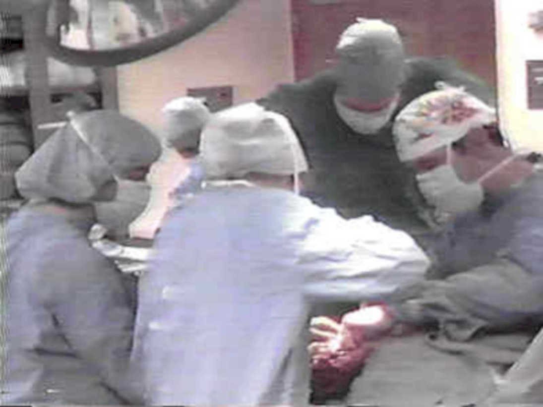 cardiac surgery scene1980s 1990s A4 Photo Print
