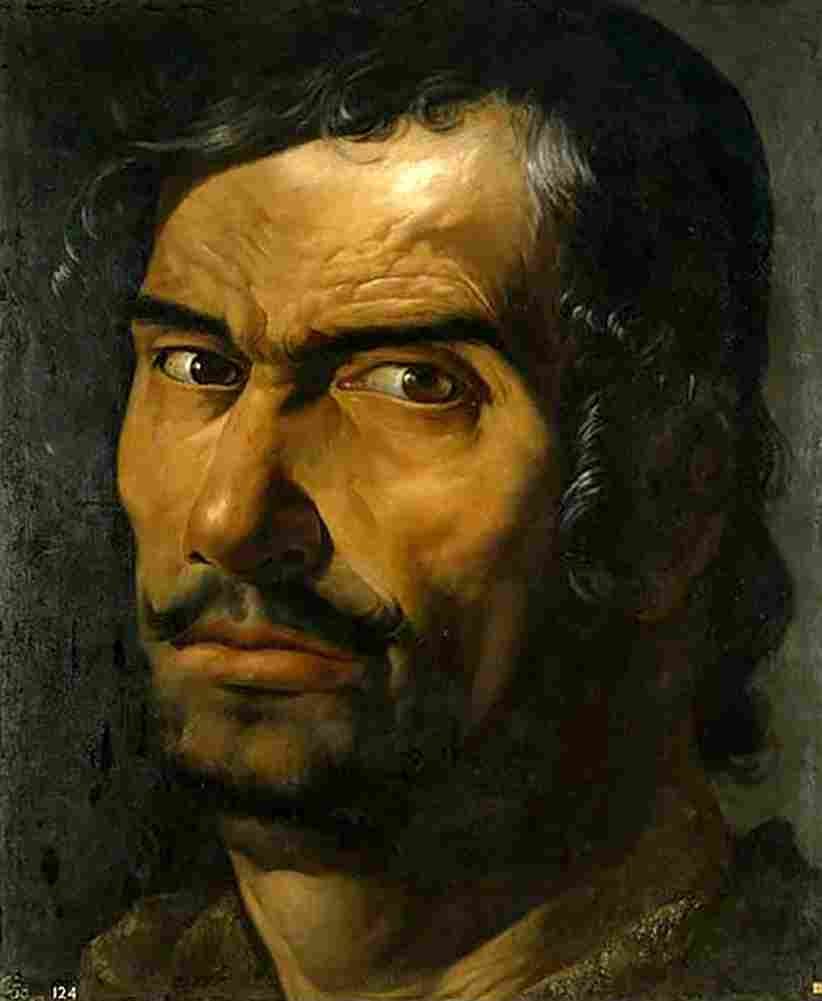 carducci colossal head of a man Art A4 Photo Print