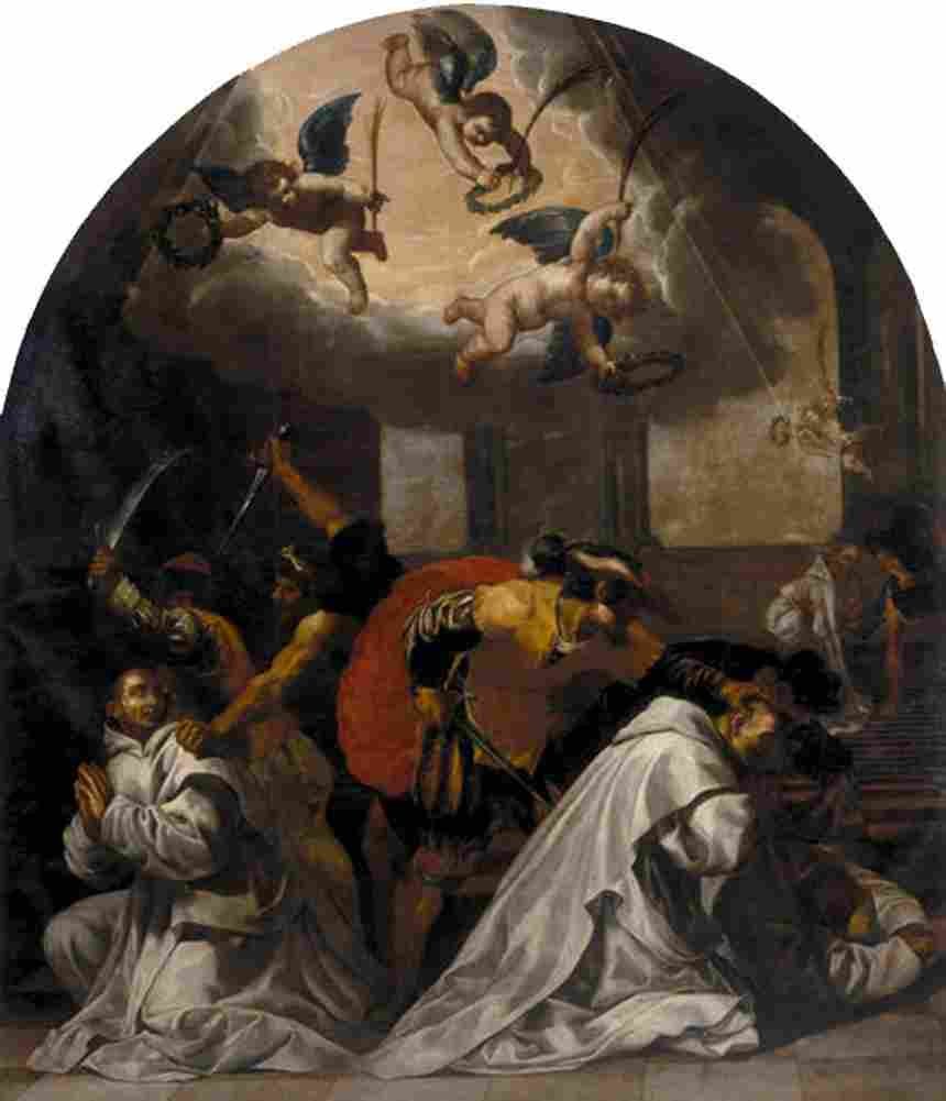 carducci martyrdom of four monks Art A4 Photo Print