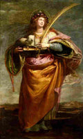 carducci the virgin and martyr saint agnes Art A4 Photo Print