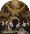 carducci the virgin shelters the carthusian order Art A4 Photo Print