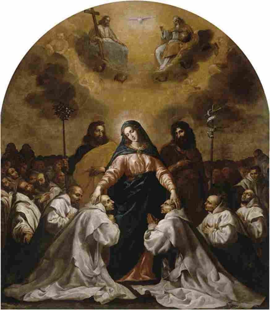 carducci the virgin shelters the carthusian order Art A4 Photo Print