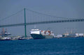 cargo ship bridge 1980s 1990s A4 Photo Print