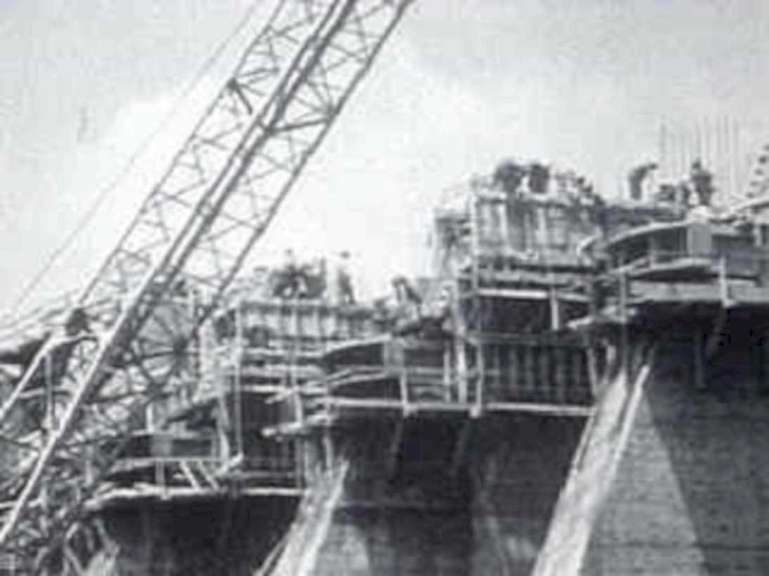 cargo ship dock1980s 1990s A4 Photo Print