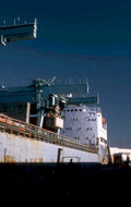 cargo ship rotterdam 2 1980s 1990s A4 Photo Print