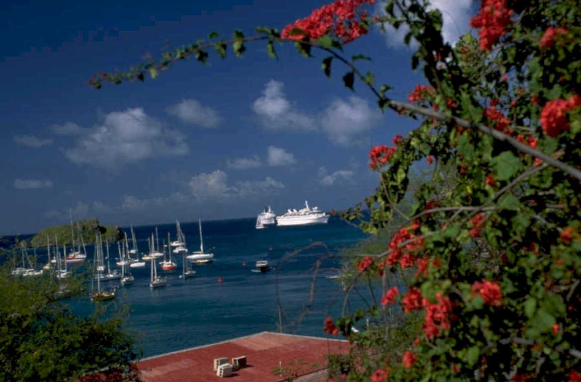 caribbean cruise ships 1980s 1990s A4 Photo Print