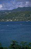 caribbean vista mountains 1980s 1990s A4 Photo Print