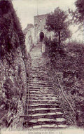 carisbrooke castle stepsVintage 1880s 1900s A4 Photo Print