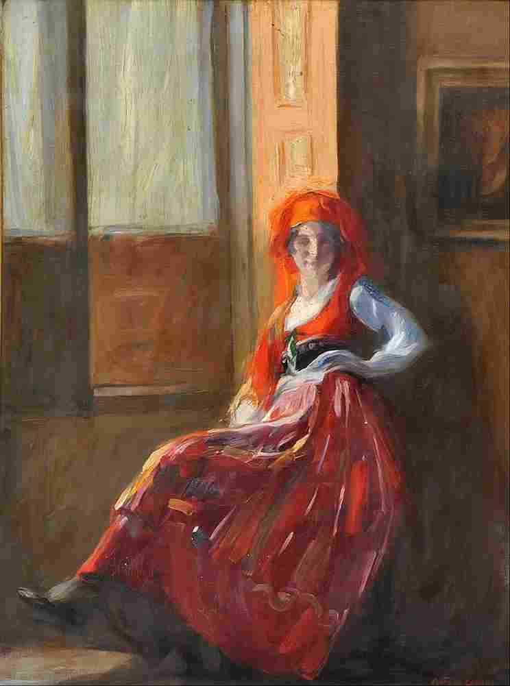 carneiro young lady from minho Art A4 Photo Print