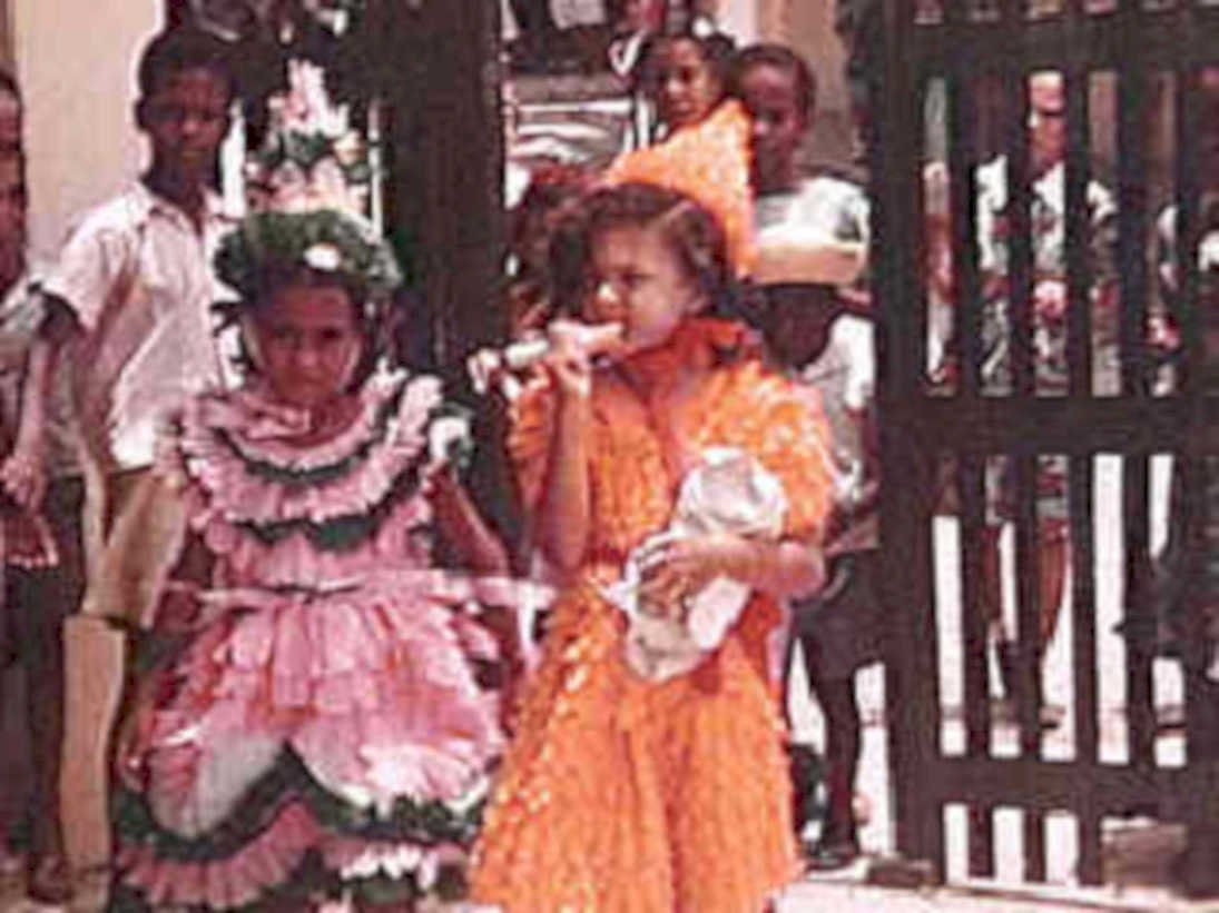 carnival children flute1980s 1990s A4 Photo Print