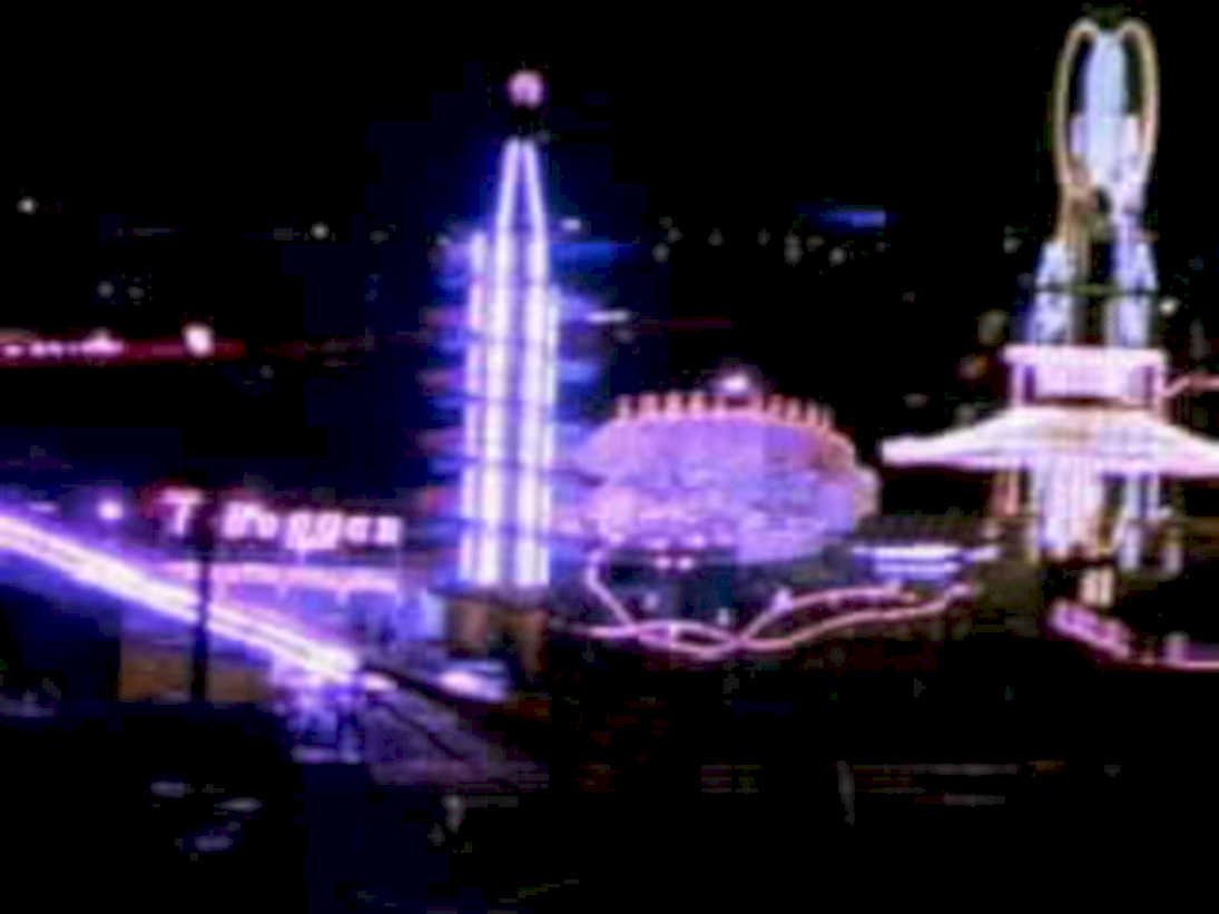 carnival lights ferriswheel1980s 1990s A4 Photo Print