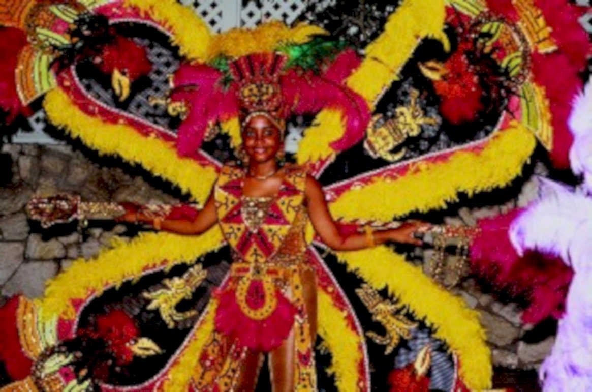 carnival parade jamaica1980s 1990s A4 Photo Print