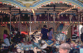 carousel coney island Vintage A4 Photo Print