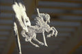 carousel horse statue 1980s 1990s A4 Photo Print