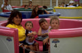 carousel ride sixflags Vintage A4 Photo Print