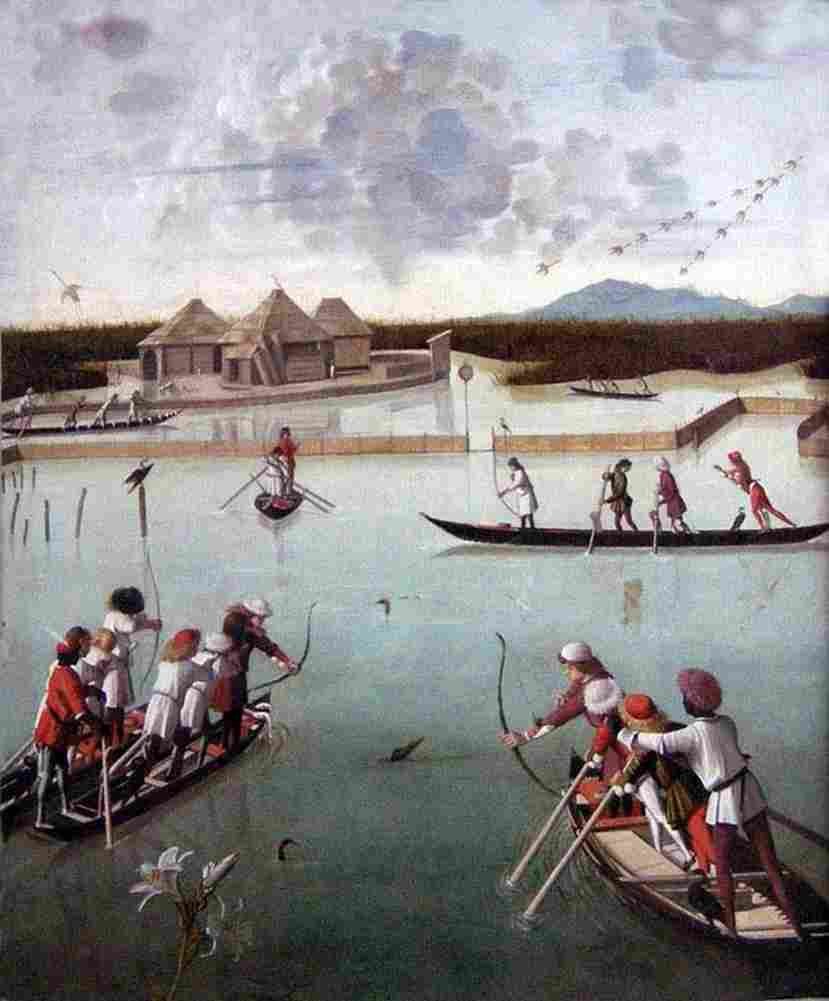 carp Hunting on the Lagoon Art A4 Photo Print