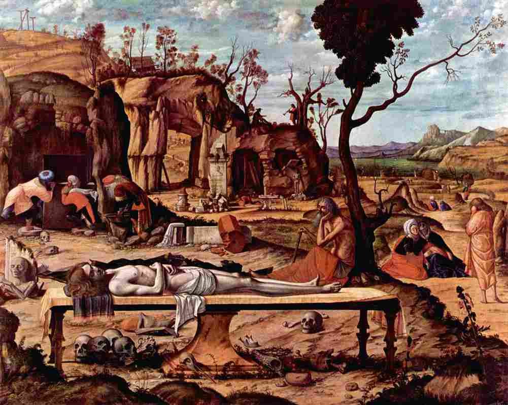 carp Lamentation of Christ Art A4 Photo Print