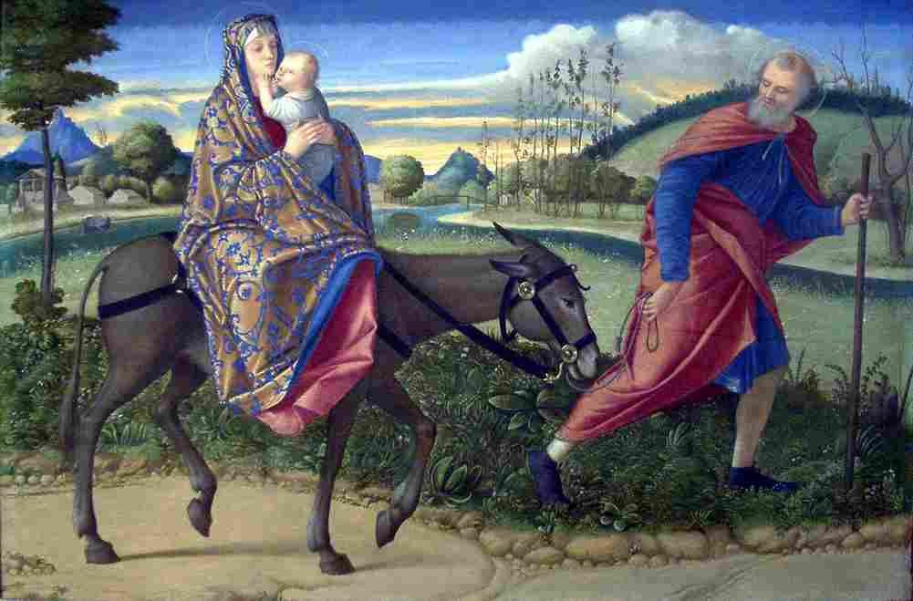 carp The Flight into Egypt Art A4 Photo Print