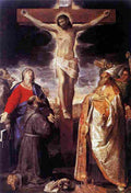 carr Crucifixion Art A4 Photo Print
