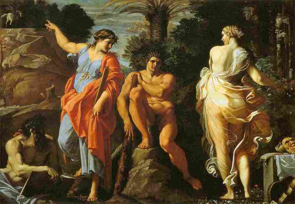 carr The Choice of Heracles Art A4 Photo Print