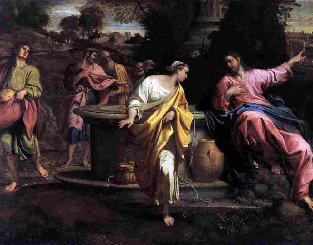 carr The Samaritan Woman at the Well Art A4 Photo Print