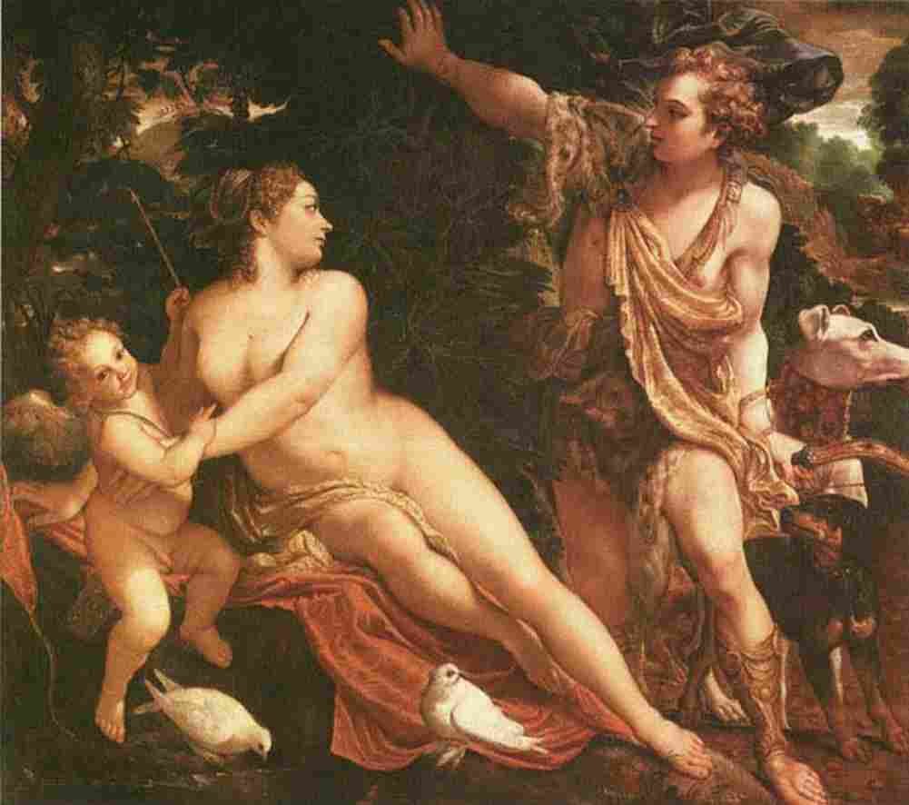 carr Venus and Adonis Art A4 Photo Print