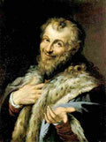 carracci Democritus Art A4 Photo Print