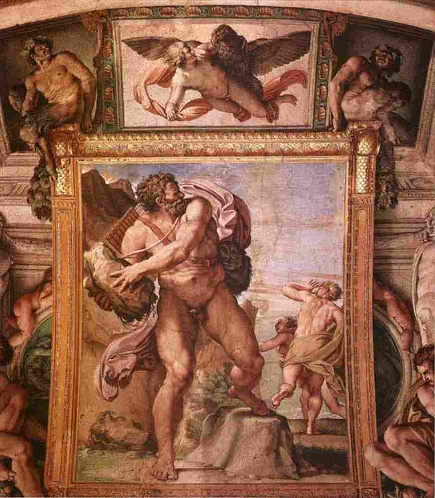carracci the wrath of polyphemus Art A4 Photo Print