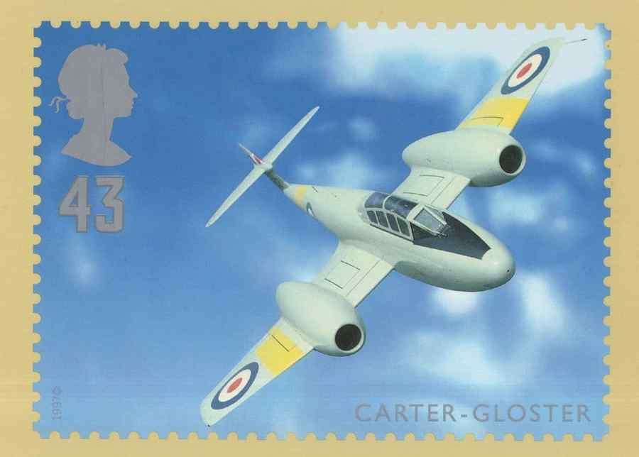 carter gloster military war plane aircraft 161366 A4 Photo Print