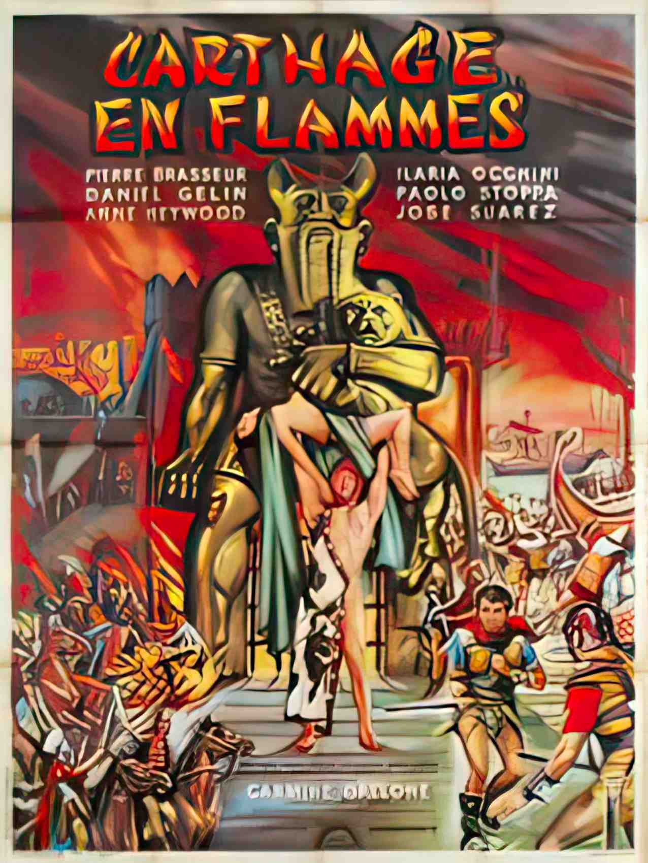 carthage en flammes Advert A4 Photo Print